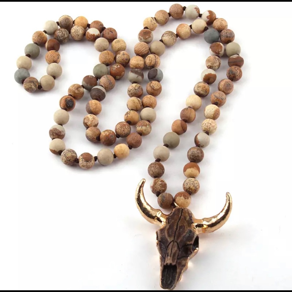 Cow head Beads Necklace